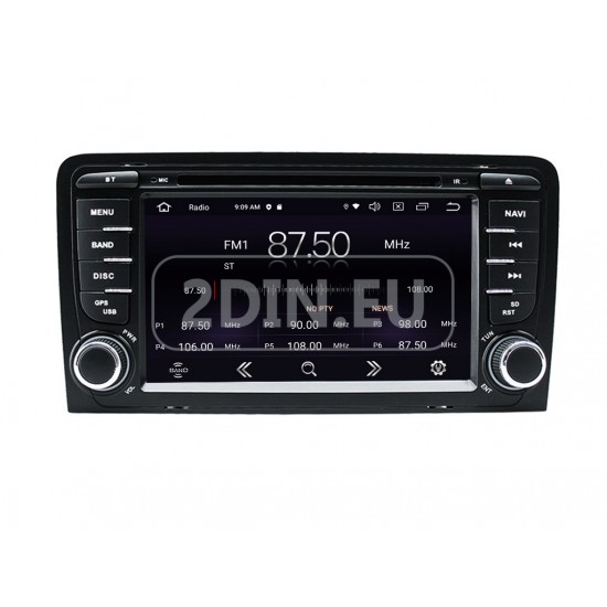 AUDI A3 - МУЛТИМЕДИЯ / Навигация android 16 DVD CPU:8-Core, RAM:4Gb + CARPLAY + DSP 